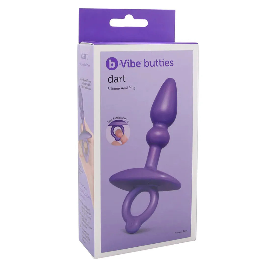 B-Vibe BUTTIES DART SILICONE ANAL PLUG - Take A Peek