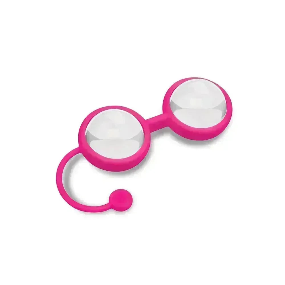 Bodywand Squeeze Crystal Kegel Toner - Glass Weighted Kegel Balls Set - Take A Peek