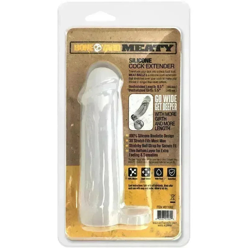 Boneyard Meaty Cock Extender - - Penis Extender Sleeve - Take A Peek