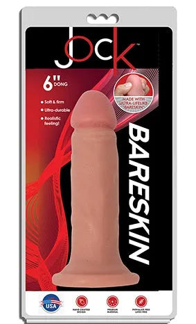 JOCK 6" Bareskin Dong Vanilla - Take A Peek