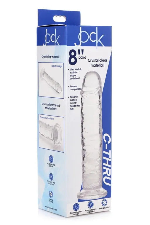 JOCK C-Thru 8" Clear - Take A Peek