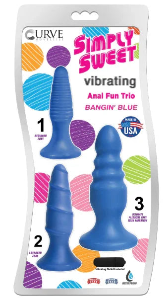 Simply Sweet Bangin Blue Plug Trio** - Take A Peek