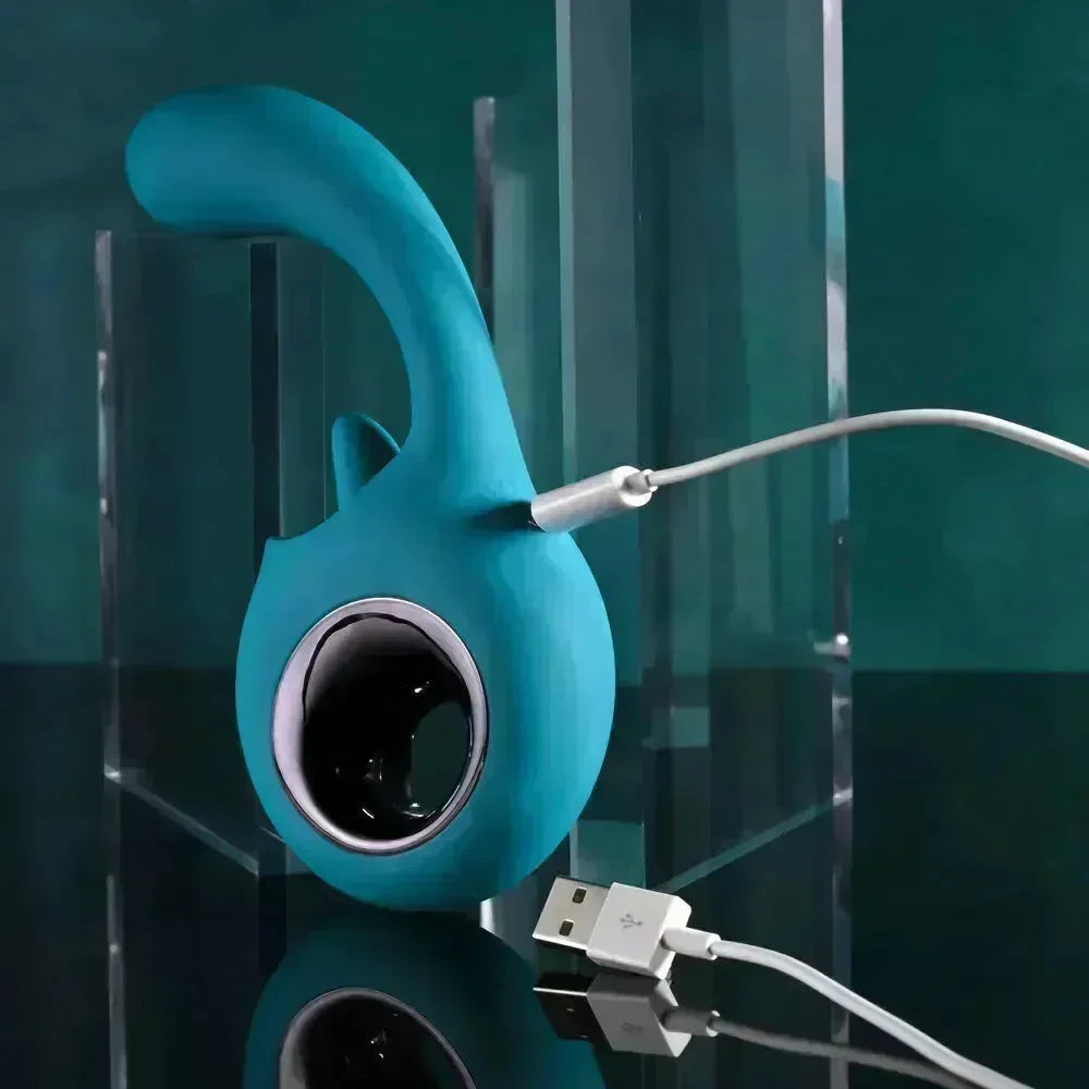 Evolved HOW MANY LICKS - 17.8 cm USB Rechargeable Vibrator with Flicking Stimulator - Take A Peek