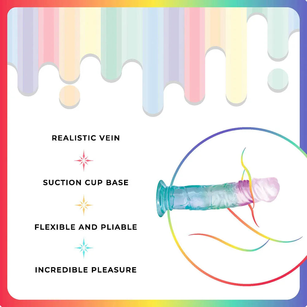 Jellido 18cm Dildo - Clear 18 cm Dildo - Take A Peek