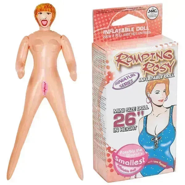 Romping Rosy - Mini Inflatable Love Doll - Take A Peek