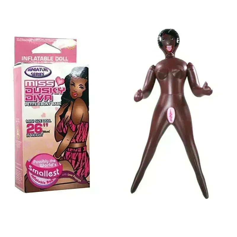Miss Dusky Diva - Mini Inflatable Love Doll - Take A Peek