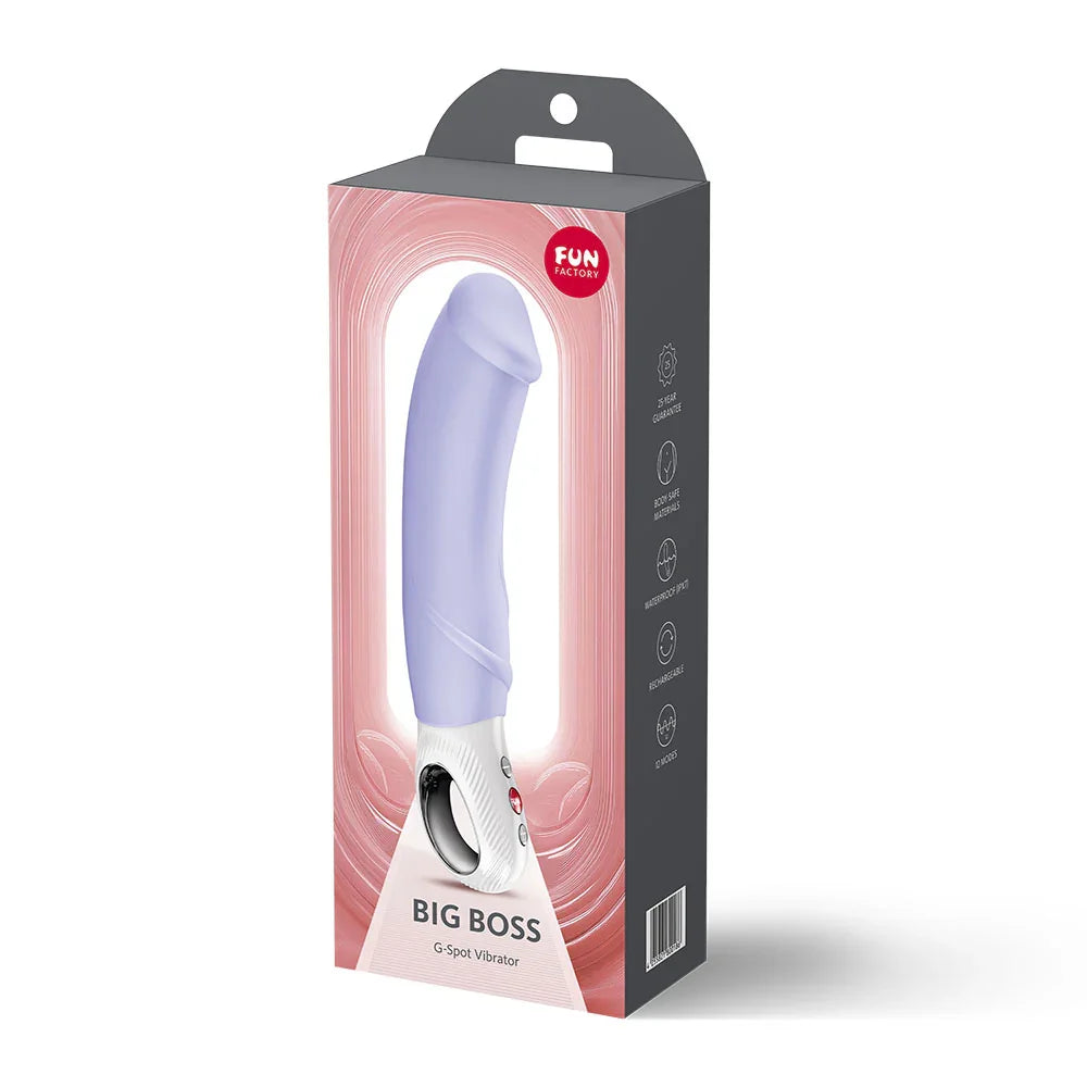 Fun Factory BIG BOSS - 22.9 cm USB-C Vibrator - Take A Peek