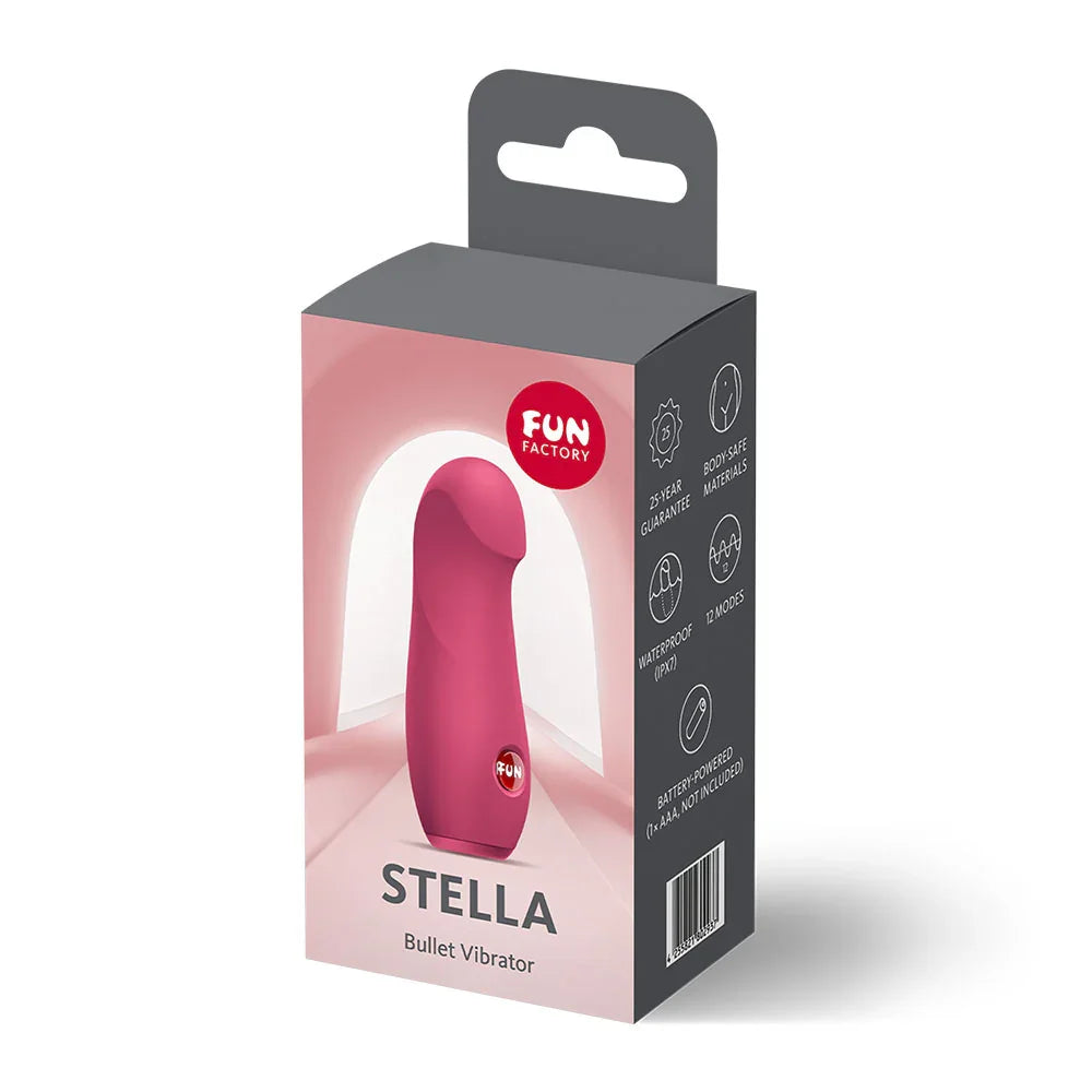 Fun Factory STELLA Raspberry - Raspberry Vibrating Bullet - Take A Peek