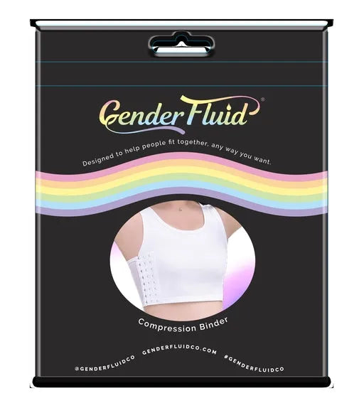 Gender Fluid Chest Compression Binder White XL - Take A Peek