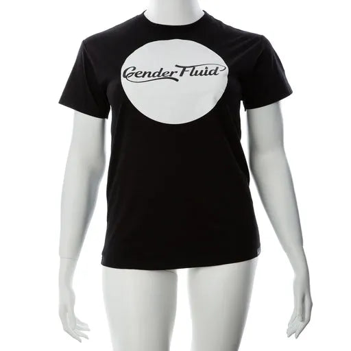 Gender Fluid LogoTee Large Black - Take A Peek