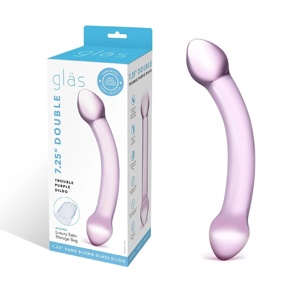 Double Trouble Purple Dildo - Take A Peek