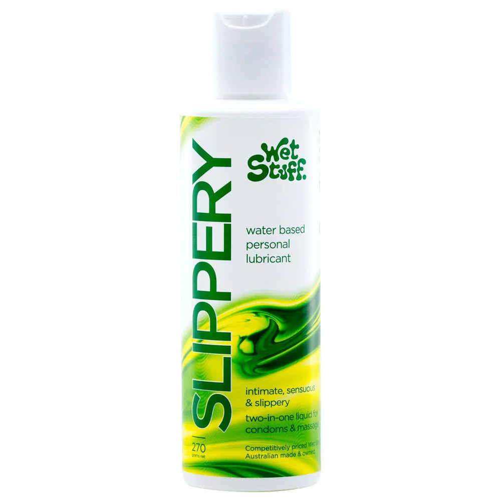Wet Stuff Slippery 270g Disc - Water Based Lubricant - 270 gram Bottle - Take A Peek