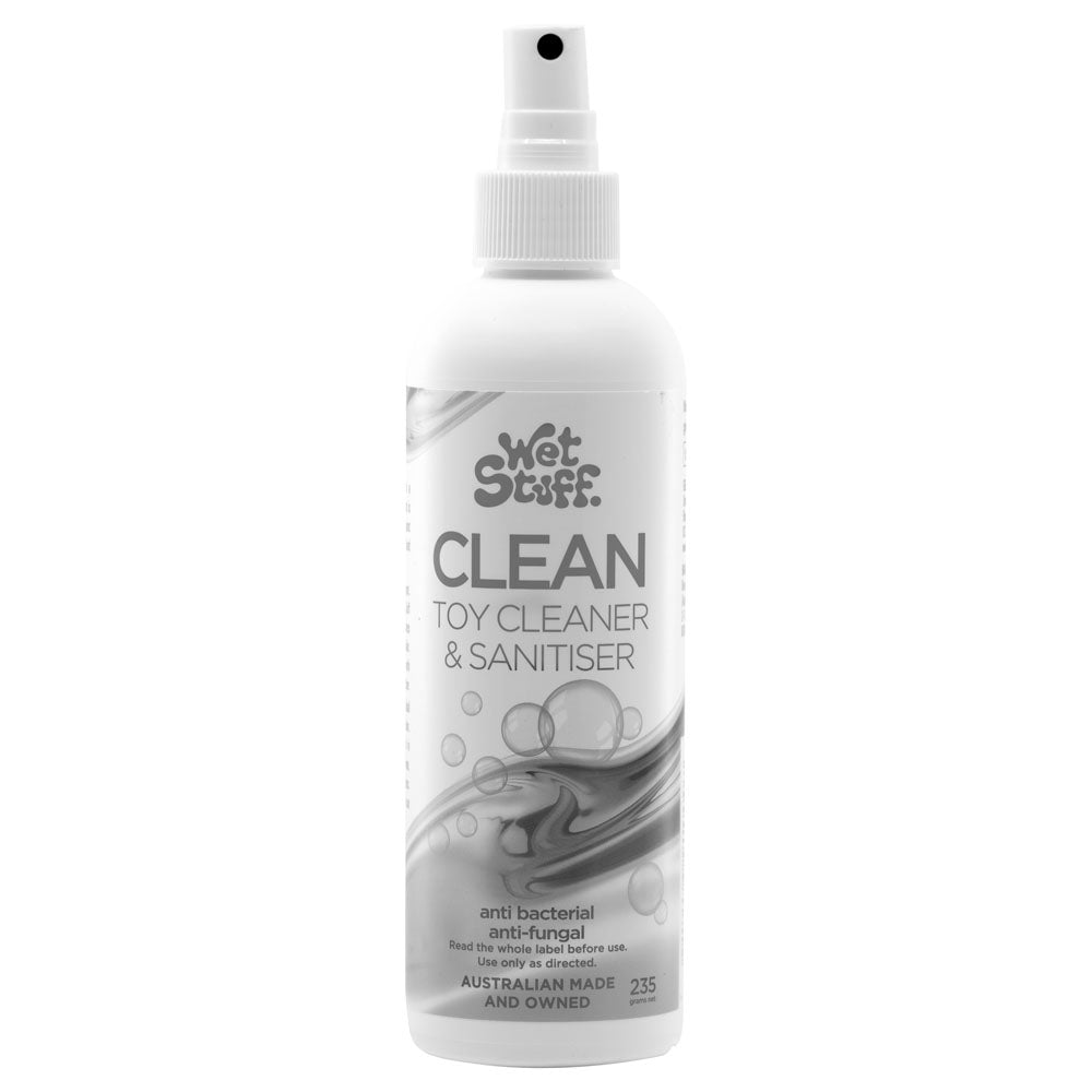 Wet Stuff Clean - 235g - Toy Cleaner - 235 gram Spray Bottle - Take A Peek