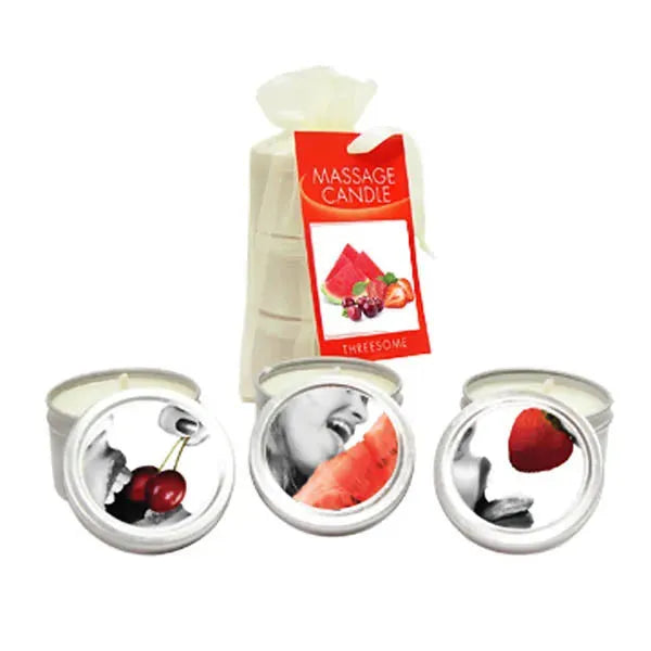 Edible Massage Candle Threesome - Take A Peek