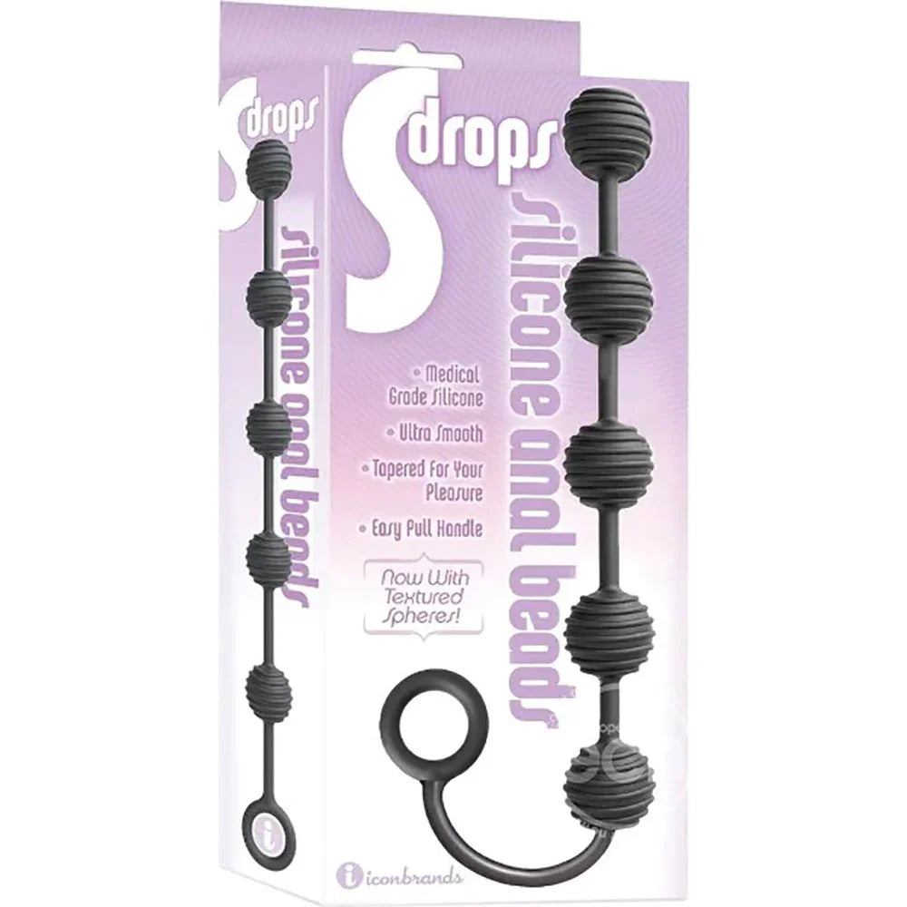 S-Drops Silicone Anal Beads - Take A Peek