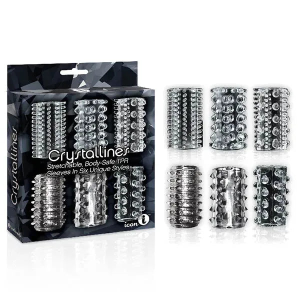 The 9's Crystalline TPR Cock Sleeves - Take A Peek