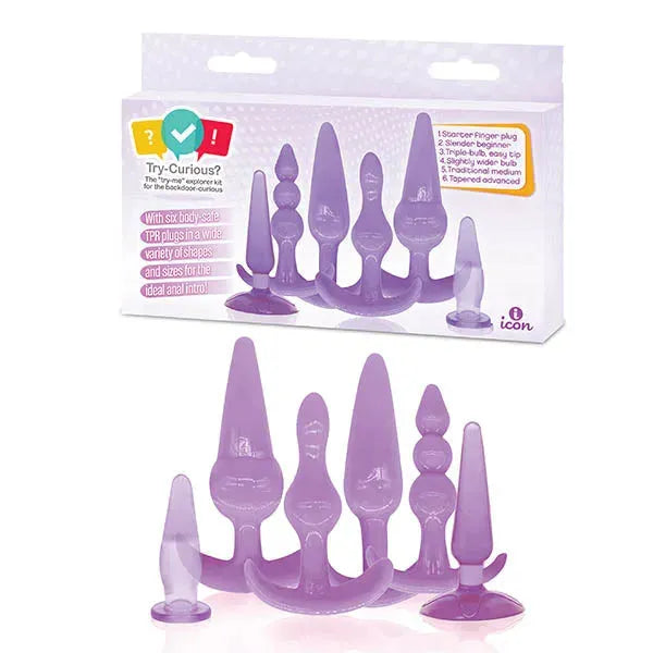 Try-Curious Anal Plug Kit - Take A Peek