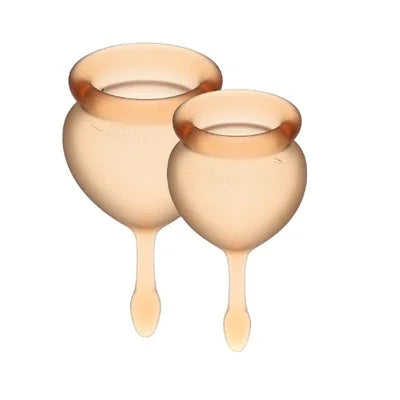 Satisfyer Feel Good Menstrual Cup (Orange) - Take A Peek
