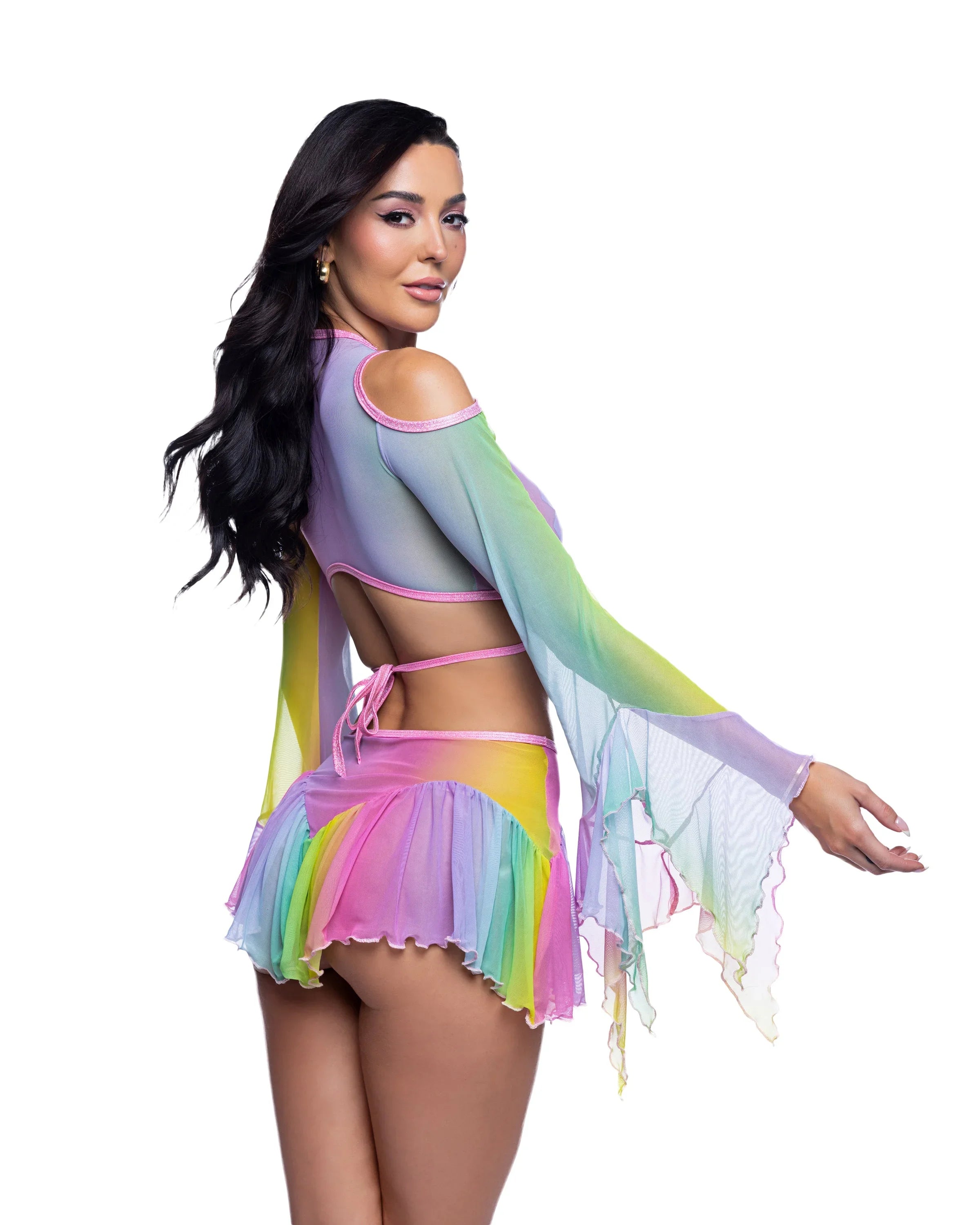 JR260 - Flow Top & Skirt Set - Take A Peek
