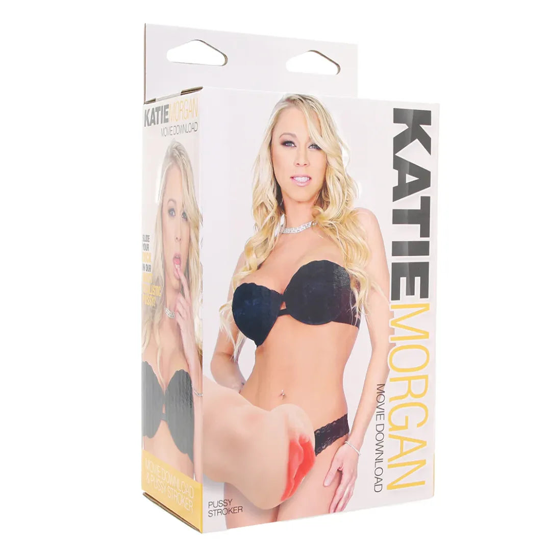 PORNSTAR FUCKABLE KATIE MORGAN PUSSY STROKER - Take A Peek