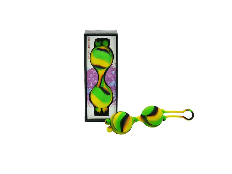 Colourful Camo LANA Kegel Ball Yellow - Take A Peek