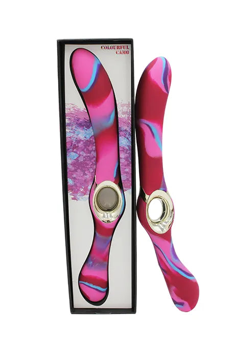 Colourful Camo Entice Vibrator Pink - Take A Peek