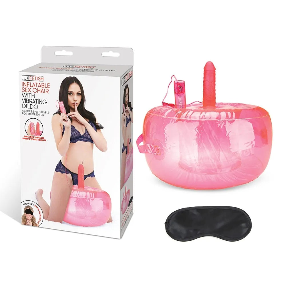 Lux Fetish Inflatable Sex Chair With Vibrating Dildo - Take A Peek
