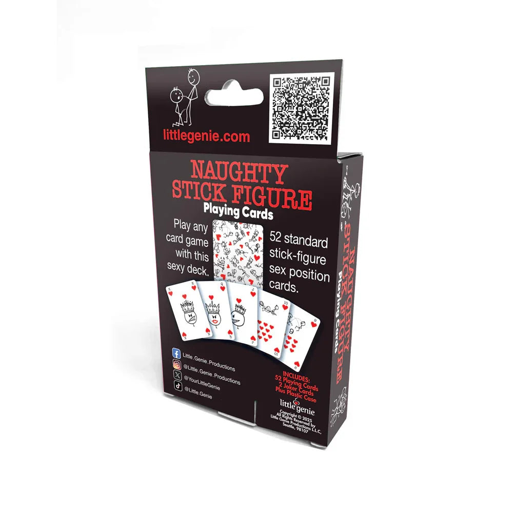 Naughty Stick Figure Playing Cards - Novelty Playing Cards - Take A Peek
