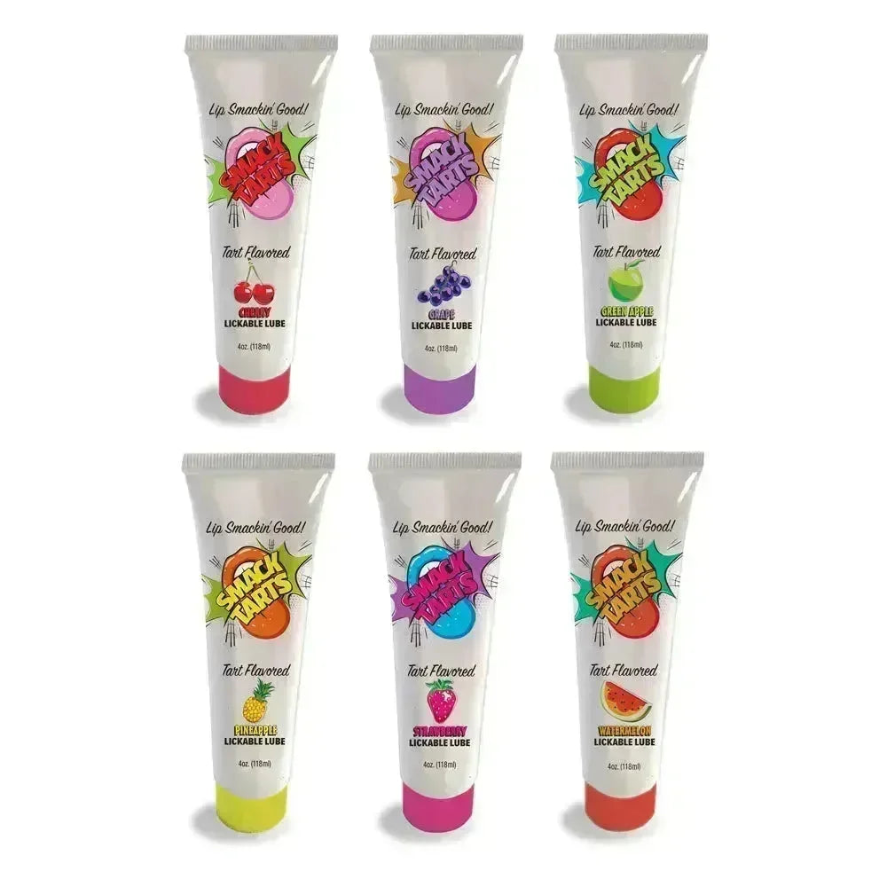 Smack Tarts - Sour Green Apple - Sour Green Apple Flavoured Lubricant - 120 ml Tube - Take A Peek