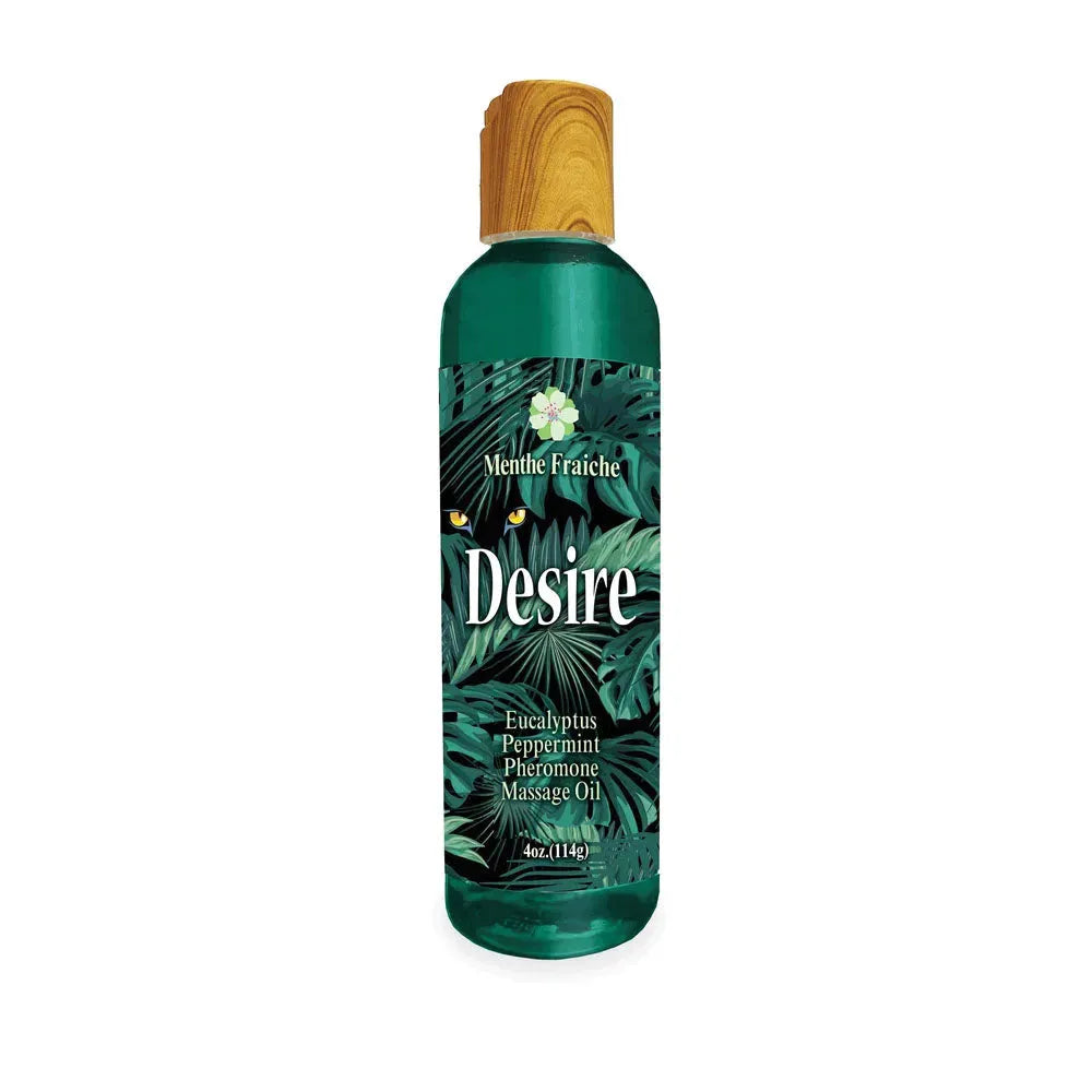 Desire Pheromone Massage Oil - Eucalyptus & Peppermint Scented Pheromone Massage Oil - 118 ml - Take A Peek