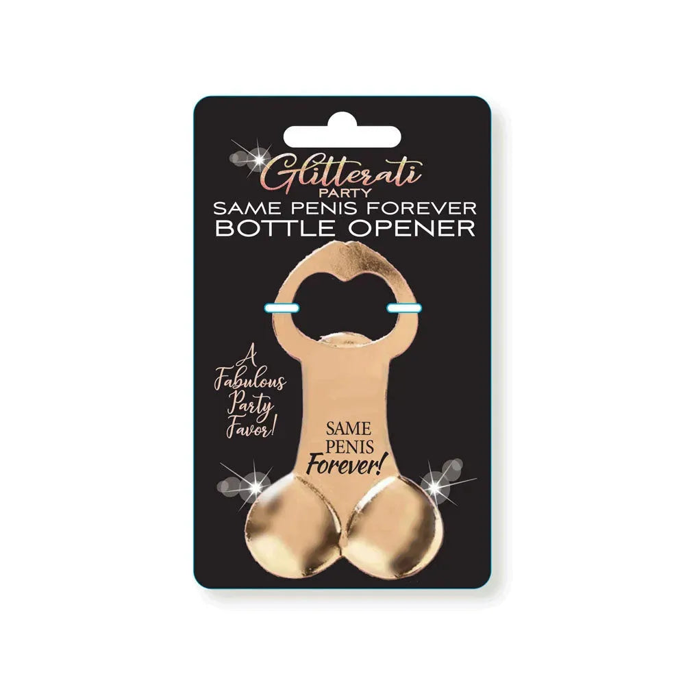 Glitterati Same Penis Forever Bottle Opener - Take A Peek