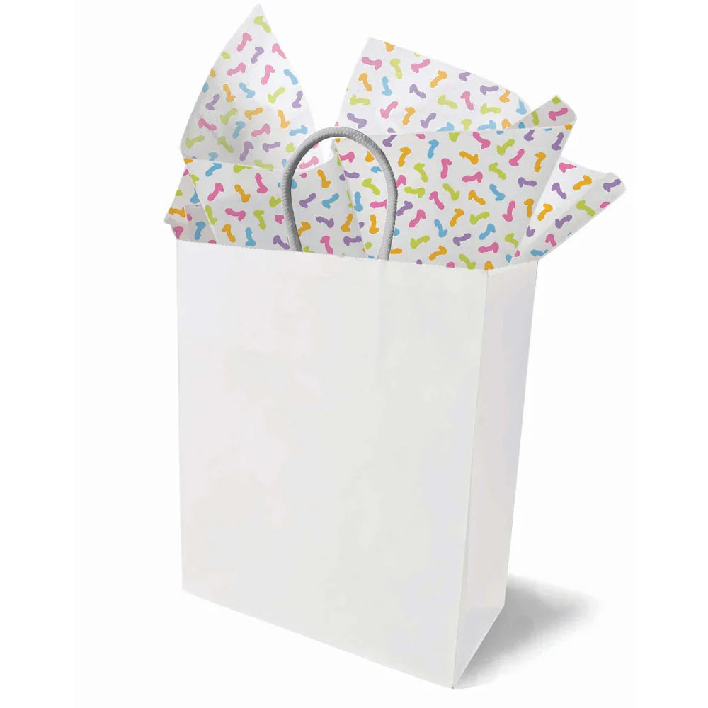 Super Fun Penis Tissue Paper Sheets - Novelty Decoration Sheets - 6 Pack - Take A Peek