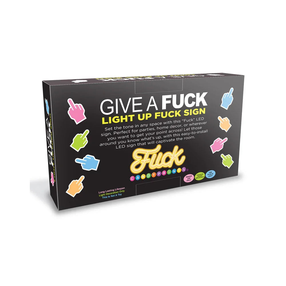 Fuck Neon Light Sign - Novelty Neon Light - Take A Peek