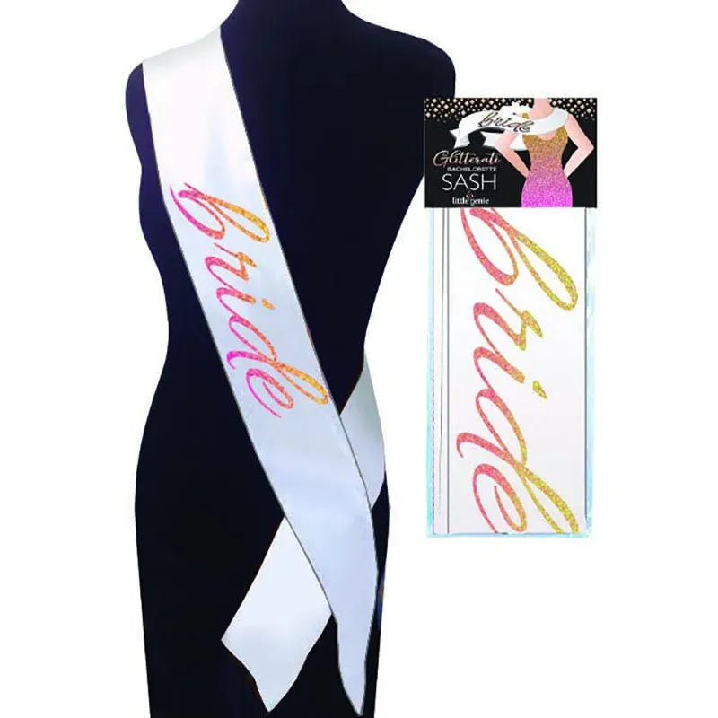 Glitterati - Bride Sash - Take A Peek