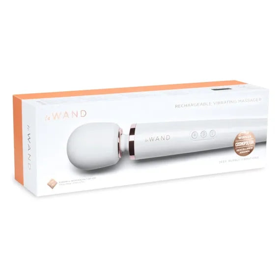 LE WAND PEARL WHITE RECHARGEABLE MASSAGER - Take A Peek