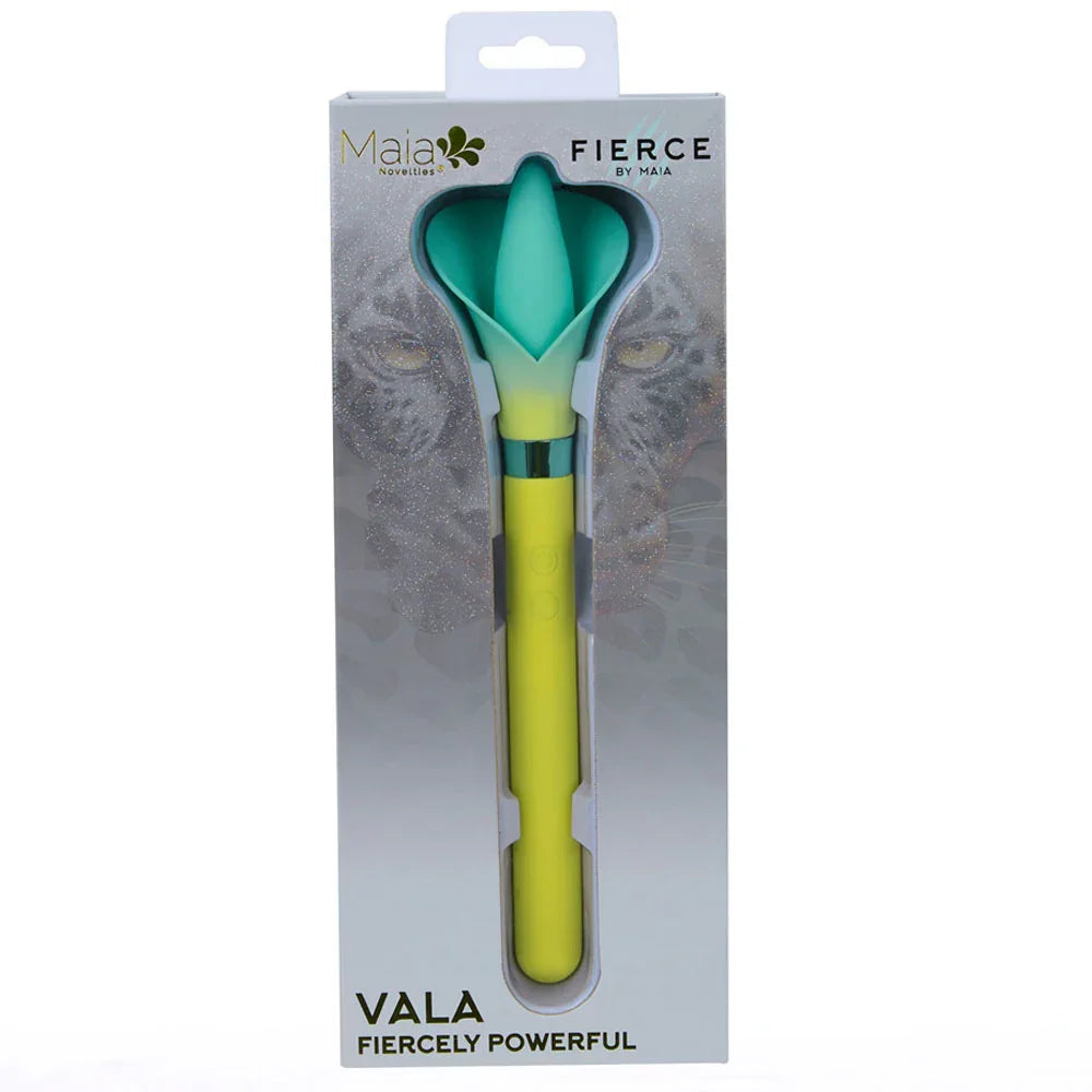 Maia VALA - - /Green 22.2 cm USB Rechargeable Flower Vibrator - Take A Peek