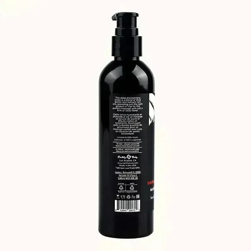 Edible Massage Lotion - Strawberry - Strawberry Flavoured Massage Lotion - 237 ml - Take A Peek