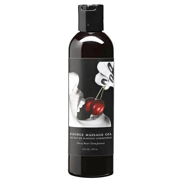 Edible Massage Oil Cherry Flavoured 236ml - Take A Peek