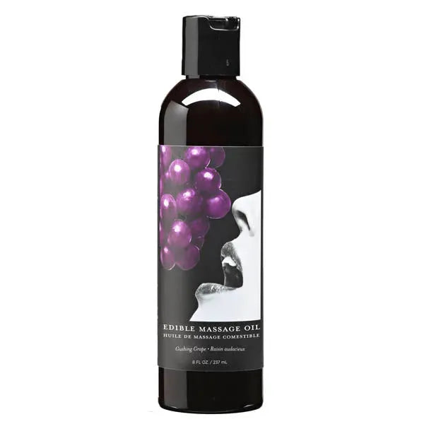 Edible Massage Oil Grape Flavoured 236ml - Take A Peek