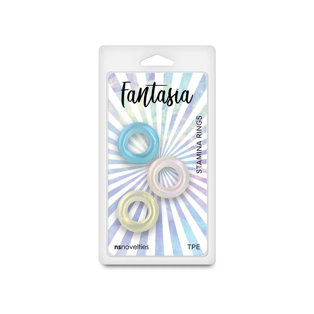 Fantasia - Stamina Rings - Multicolour - Cock Rings - Set of 3 - Take A Peek
