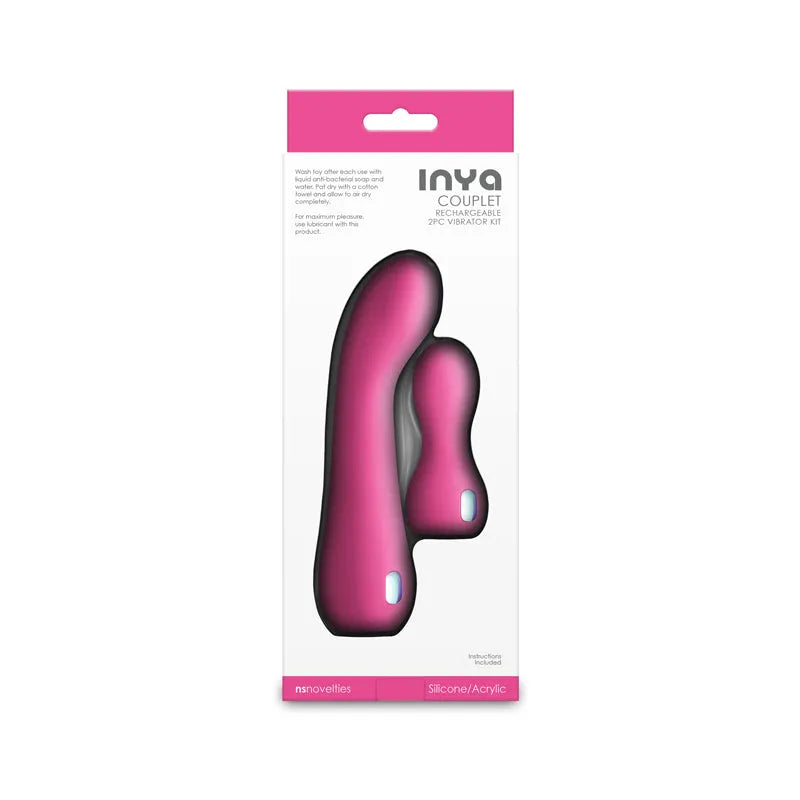 INYA Couplet - - USB Rechargeable Vibrators - Set of 2 Sizes - Take A Peek