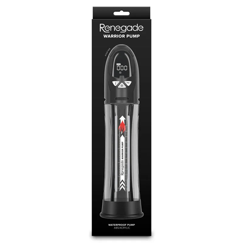 Renegade Warrior Pump - - /Clear Waterproof Automatic Penis Pump - Take A Peek