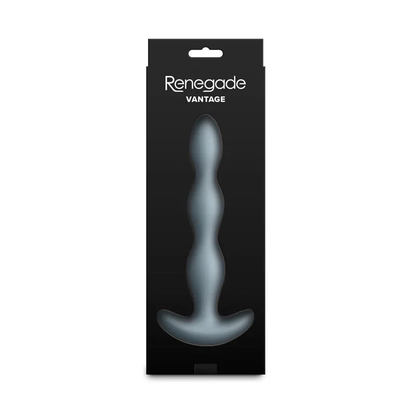 Renegade Vantage - Grey - Grey 20.6 cm USB Rechargeable Vibrating Anal Beads