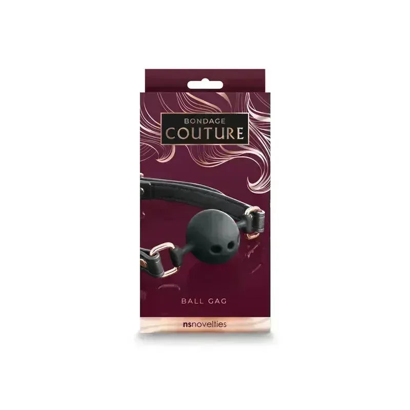 Bondage Couture Ball Gag - - Mouth Restraint - Take A Peek