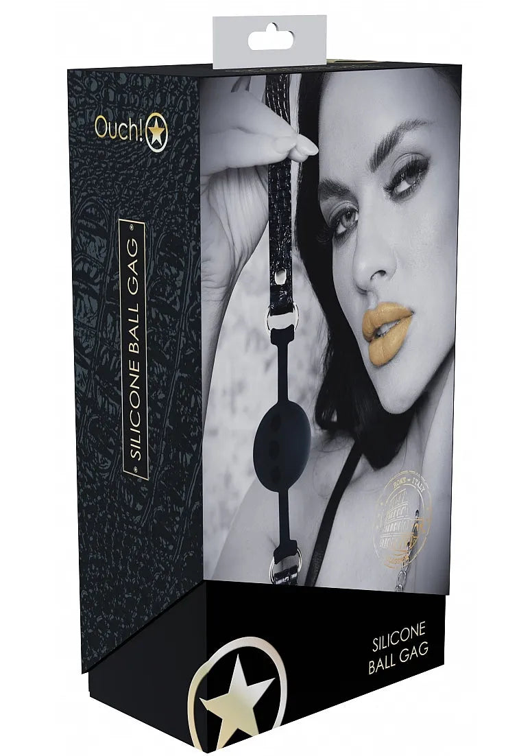 Ouch! Rome Collection - Silicone Ball Gag - Take A Peek