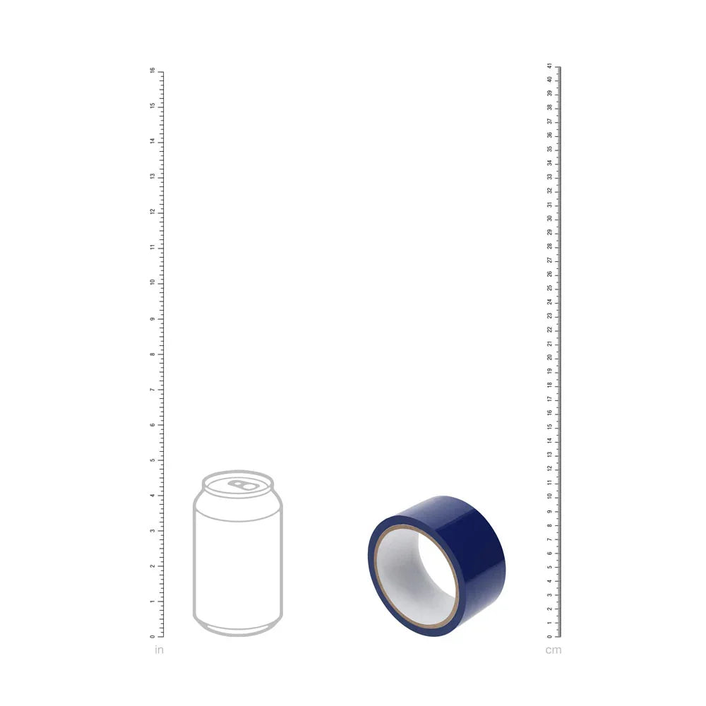 OUCH! PVC Non-Stick Tape - Navy - Navy Blue Bondage Tape - 20 metre Length