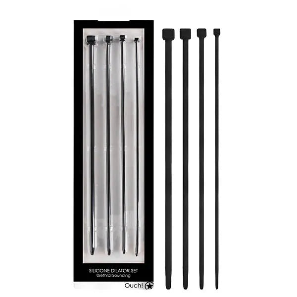Ouch! Urethral Sounding Dilator Set - Silicone Urethral Sound Set - Take A Peek