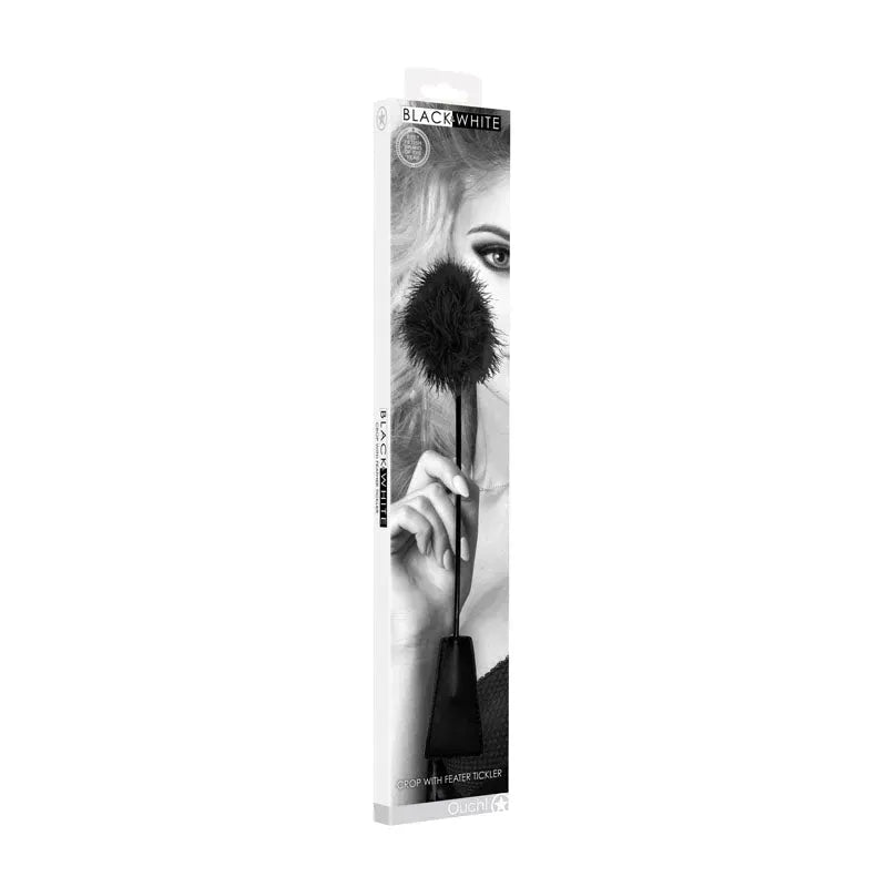 OUCH! & White Crop with Feather Tickler - Take A Peek