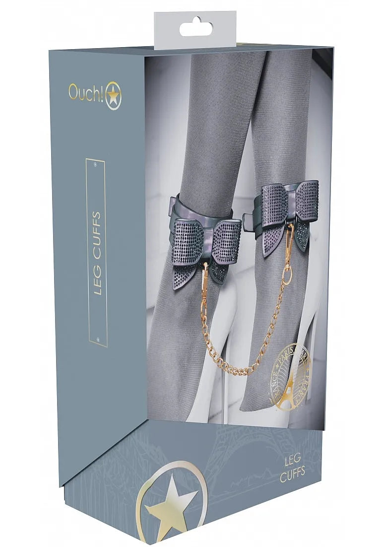 Ouch! Paris Collection - Leg Cuffs Black - Take A Peek