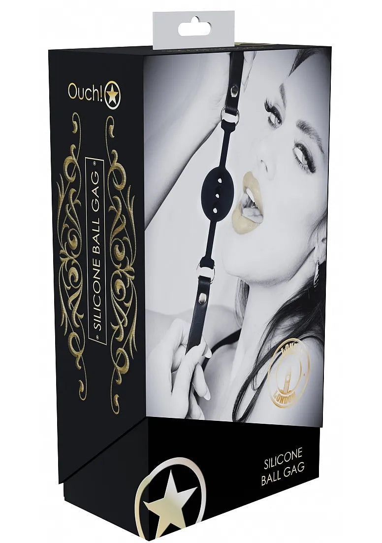 Ouch! London Collection - Silicone Ball Gag - Take A Peek